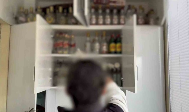 Kayseri'de yılbaşı öncesi sahte alkol operasyonu: 292 şişe sahte alkol ele geçirildi