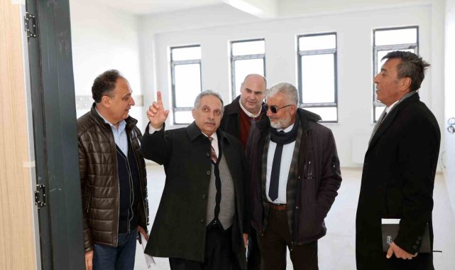 Kepez'de okul yapımında sona doğru