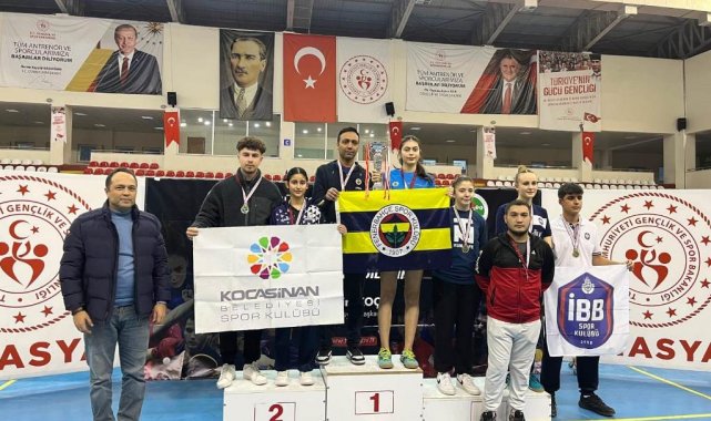 Kocasinan'ın gururu milli sporcuları, Türkiye Şampiyonası'nda ikinci oldu