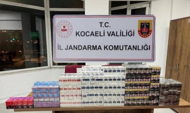 Körfez'de 512 karton kaçak sigara ele geçirildi