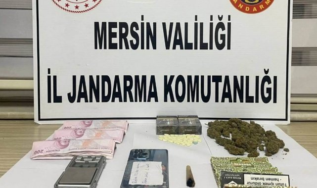 Mersin'de 5 kişi çok miktarda uyuşturucu ile yakalandı