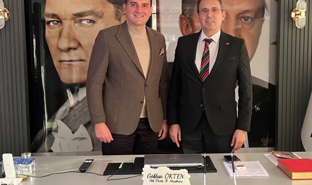 MHP İl Başkanı Alıcık ve 13. Dönem MYK üyesi Pehlivan'dan AK Parti İl Başkanı Ökten'e ziyaret