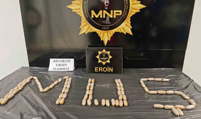 Midesinde 84 kapsül eroin taşıyan şahıs yakalandı