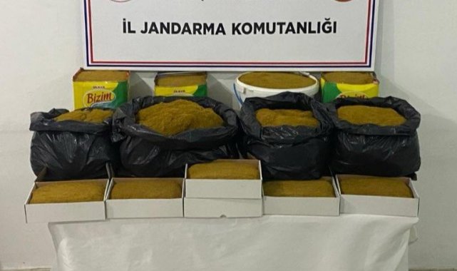Muş'ta 55 kilo bandrolsüz tütün ele geçirildi