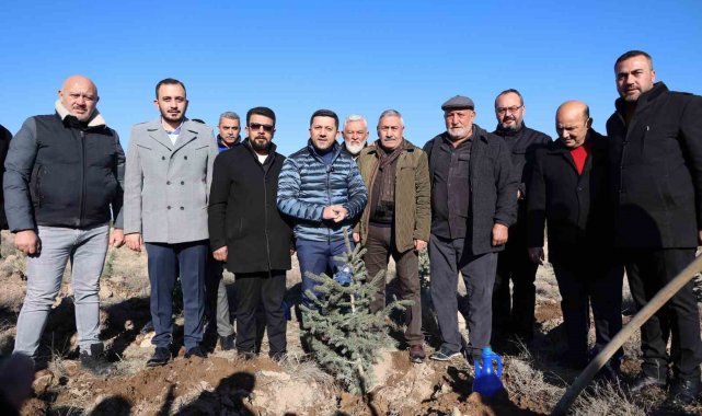 Nevşehir'de yeni doğan ve ölenlerin isimleri fidanlarda yaşayacak