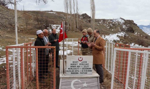 Oltu'da şehide vefa