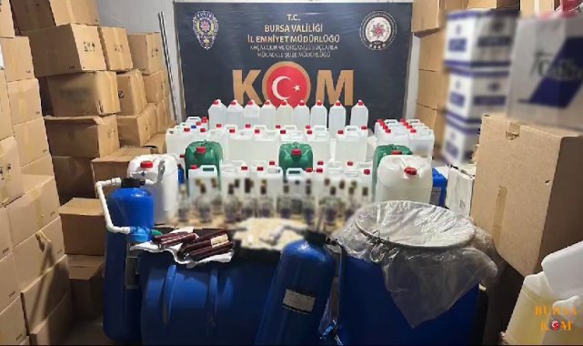Ölüm saçan şüphelilere yönelik operasyon: 7 kişi tutuklandı, 4 bin 735 litre sahte içki ele geçirildi