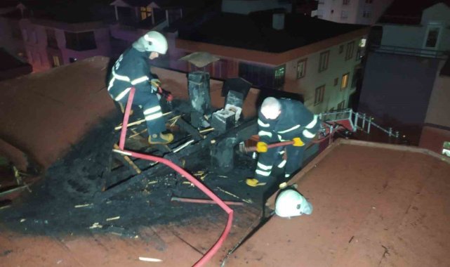 Ordu itfaiyesinden hızlı müdahale