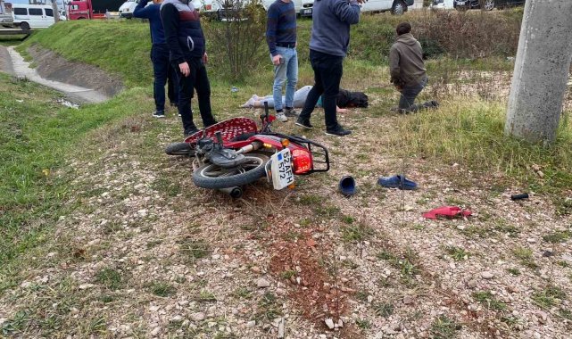 Ordu'da motosiklet kazası: 1 yaralı