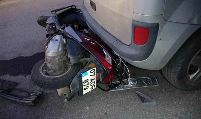 Otomobil ile motosiklet çarpıştı: 2 kardeş yaralandı