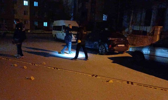 Park halindeki aracı kurşun yağmuruna tuttular
