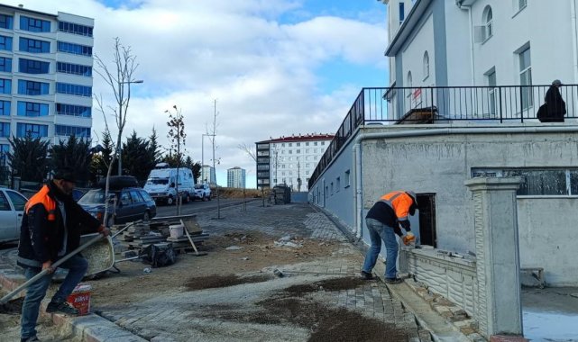 Pursaklar Belediyesinden ibadethanelere yönelik çevre düzenleme çalışmaları