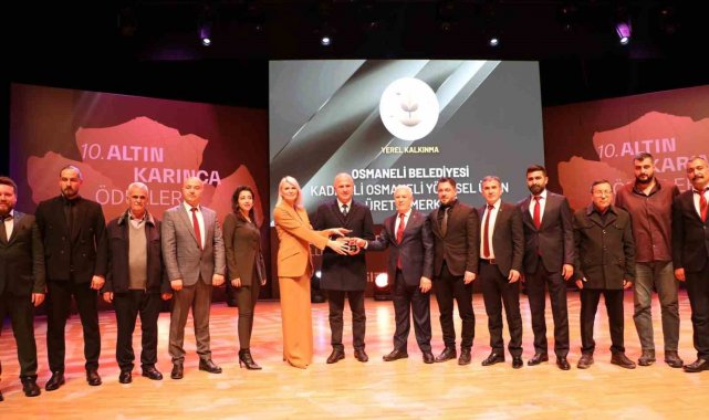 "Kadın Eli Osman Eli Yöresel Ürün Üretim Merkezi" projesi ödüle layık görüldü