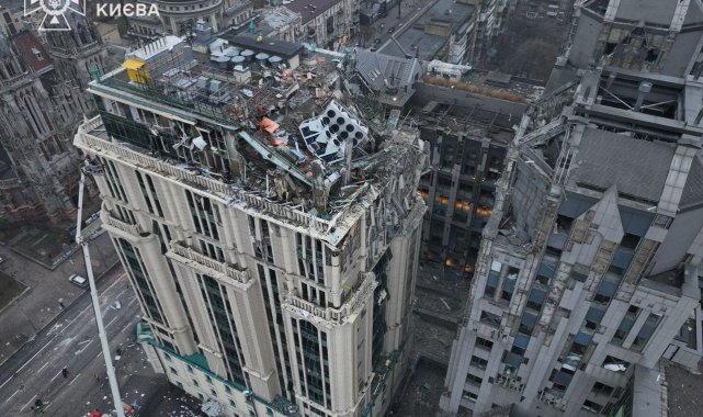 Rusya'dan Kiev'e 8 füzeyle saldırı: 1 ölü, 7 yaralı
