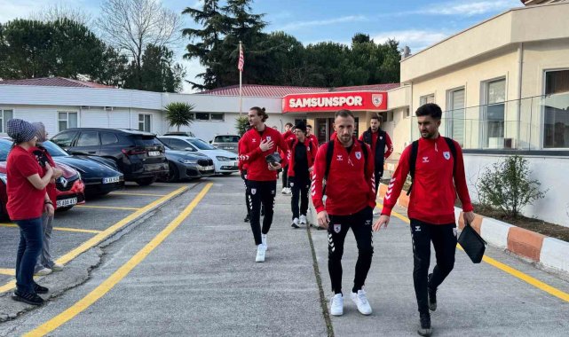 Samsunspor, Eyüpsor maçı için yola çıktı
