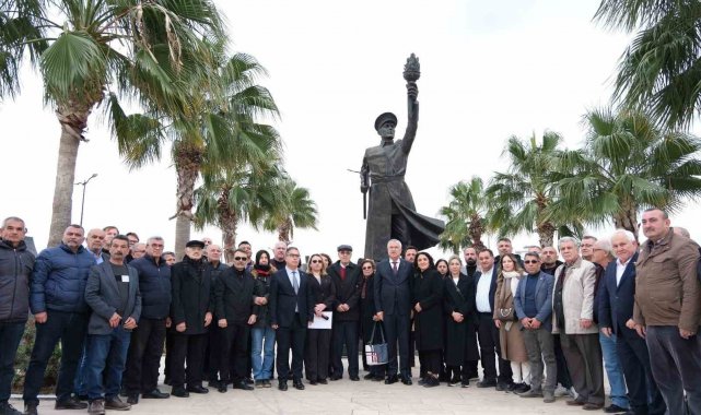 Şehit Asteğmen Kubilay, Kozan'da adına yapılan meydan ve anıtın önünde anıldı