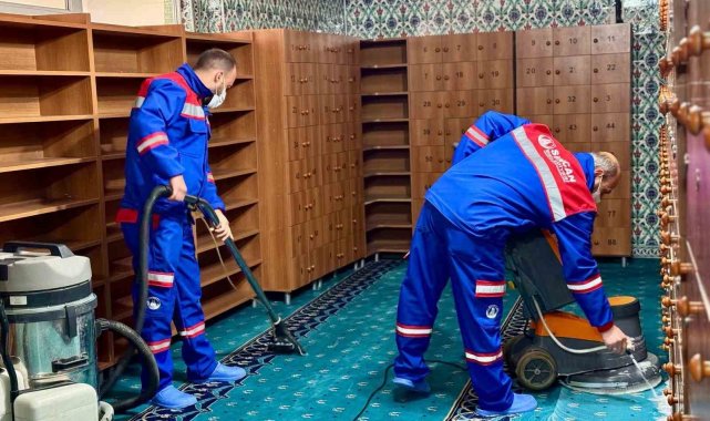Sincan Belediyesinden ibadethane temizliği