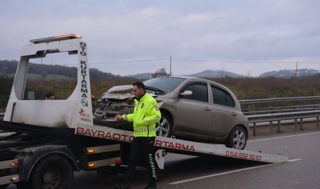 Sinop'ta trafik kazası: 1 yaralı
