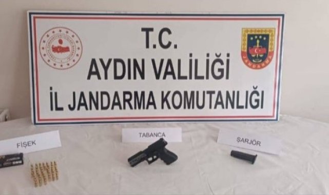 Şüpheli şahsın üzerinden tabanca ele geçirildi