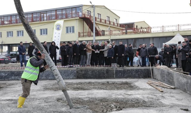 Tavşanlı Ahi Evran Camii'nin temeli dualarla atıldı