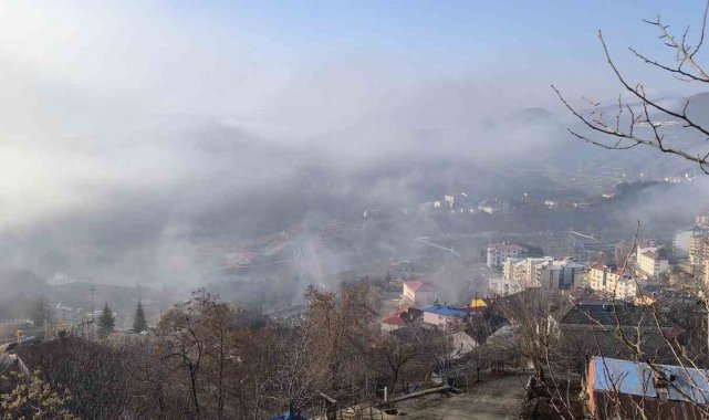 Tunceli'ye çöken sis, görsel şölen oluşturdu