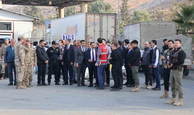 Vali Masatlı Cilvegözü'nde ve tampon bölgede incelemede bulundu