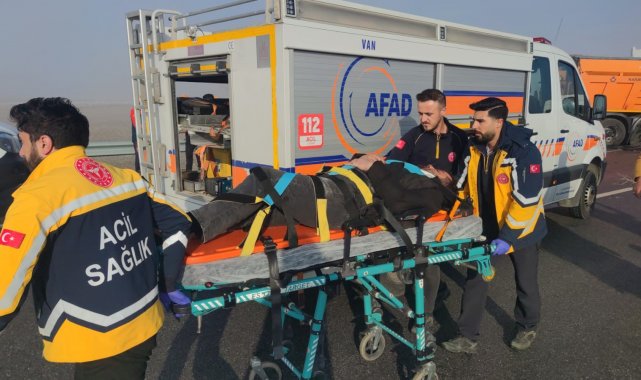 Van'da zincirleme kazalarda can pazarı: 1 ölü, 51 yaralı
