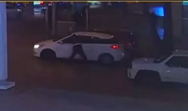 Yol verme kavgasında sürücüyü hastanelik etti