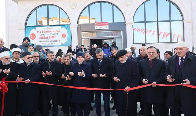 Hz. Ali Camii dualarla açıldı