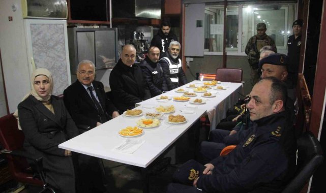 Ordu'da görevi başındaki personellerin yeni yılı kutlandı