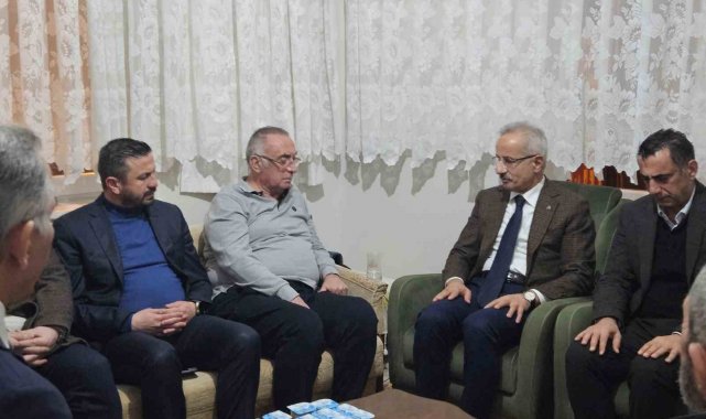 Ulaştırma ve Altyapı Bakanı Uraloğlu'ndan taziye ziyareti