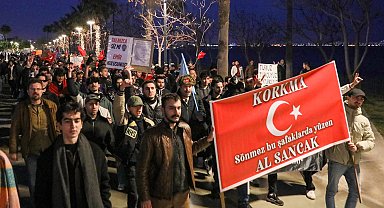 Antalya'da 'İmamoğlu' protestosunda 7 gözaltı