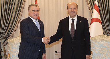 Bakan Aşkın Bak, KKTC Cumhurbaşkanı Ersin Tatar ile bir araya geldi