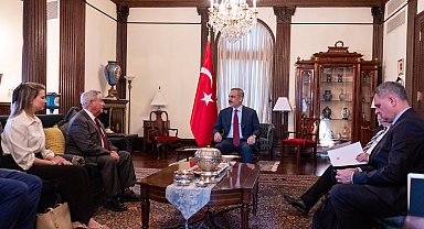 Bakan Fidan, ABD-Türkiye İlişkileri ve Türk Amerikalılar Grubu Eş Başkanı Wilson'u kabul etti