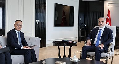 Bakan Fidan, Çin Dışişleri Bakan Yardımcısı Xiaodong'u kabul etti