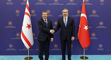 Bakan Fidan, KKTC Başbakanı Üstel ile görüştü