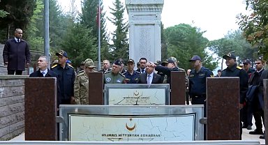 Bakan Güler, Barbaros Şehitliği'ni ziyaret etti