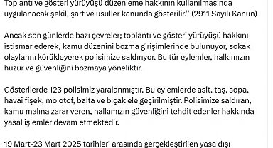 Bakan Yerlikaya: Yasa dışı eylemlerde 1133 şüpheli gözaltına alındı