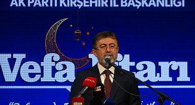 Bakan Yumaklı: Derdimiz tarım ve orman sektöründe Türkiye Yüzyılı'nın taşlarını döşemek