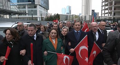 CHP milletvekillerinden İmamoğlu'na destek yürüyüşü