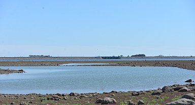 Devegeçidi Baraj Gölü'nde su seviyesi düştü; hastalık ve parazit uyarısı