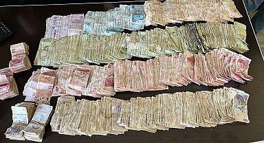 Dilencinin üzerinden 45 bin lira çıktı