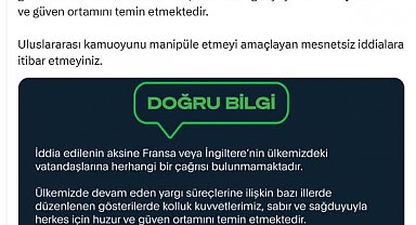 DMM: Fransa ve İngiltere, vatandaşlarına Türkiye'yi terk etmeleri çağrısında bulunmamıştır