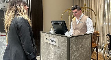 Down sendromlu Baran, çalışma azmiyle örnek oluyor