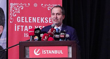Fatih Erbakan İstanbul'daki iftar programında konuştu