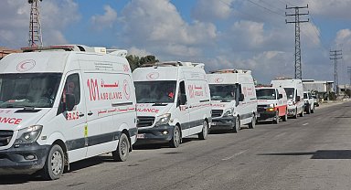 Filistin Kızılayı: Refah'taki 9 sağlık çalışanından 3 gündür haber alamıyoruz