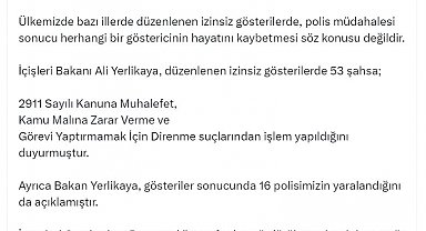İletişim Başkanlığı: 'Genç bir protestocu, polis tarafından öldürüldü' iddiası doğru değil