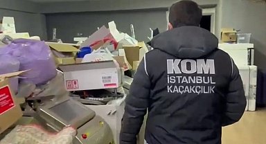 İstanbul - İstanbul'da kaçak tıbbi ilaç ve cihaz operasyonunda 235 milyon TL değerinde ürün ele geçirildi