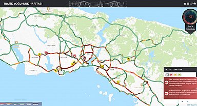 İstanbul - İstanbul'da trafik yoğunluğu yüzde 80'e ulaştı