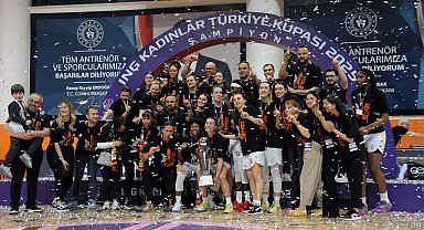 Kadınlar Basketbol Türkiye Kupası'nda şampiyon ÇBK Mersin oldu